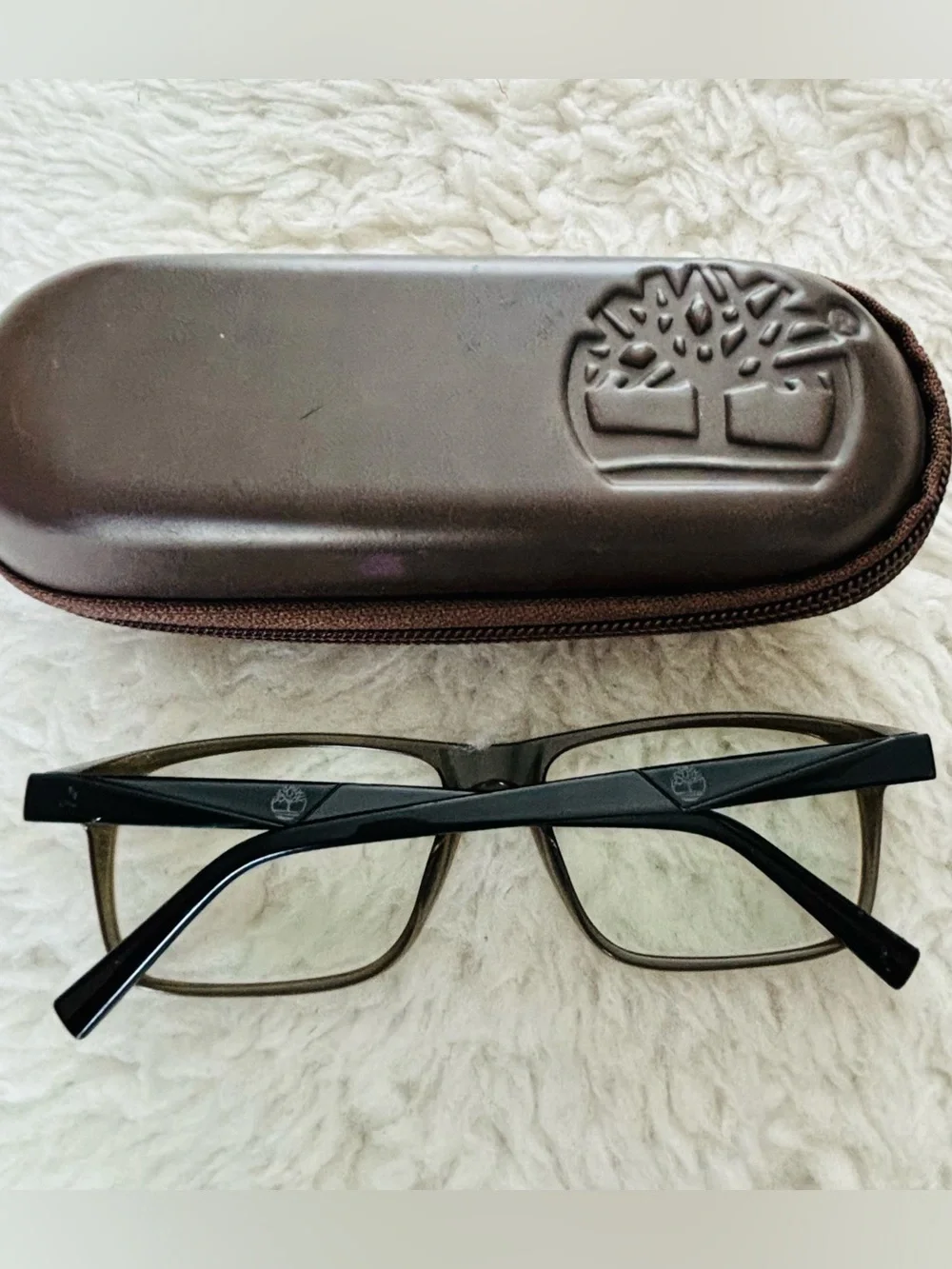 Timberland TB1744 096 Gray/Black Unisex Eyeglasses Frame only w/ Case 55x16 145